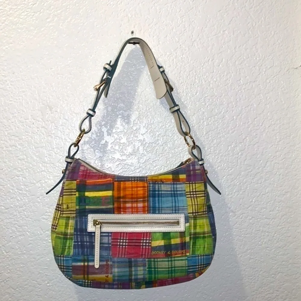Dooney & Bourke plaid picnic ants shoulder bag - Picture 7 of 12